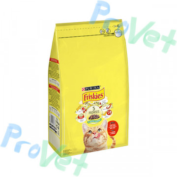 FRISKIES Cat Adulto Buey, Pollo y Verduras 4kg