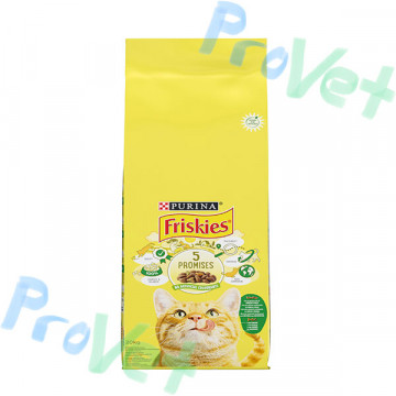 FRISKIES Cat Adulto Conejo, Pollo y Verduras 20kg