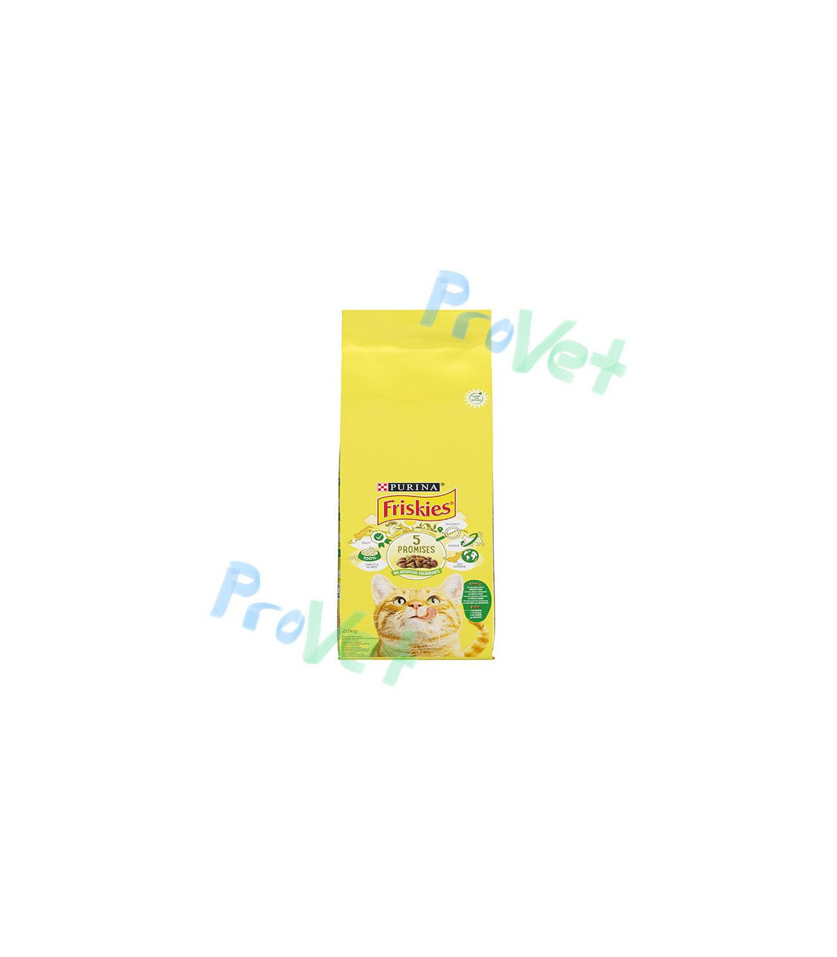 FRISKIES Gato Adulto Coelho, Frango e Legumes 20kg