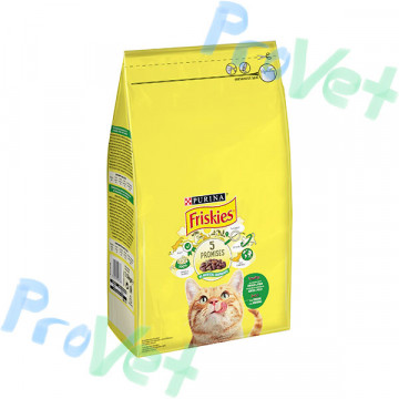 FRISKIES Gato Adulto Coelho, Frango e Legumes 4kg