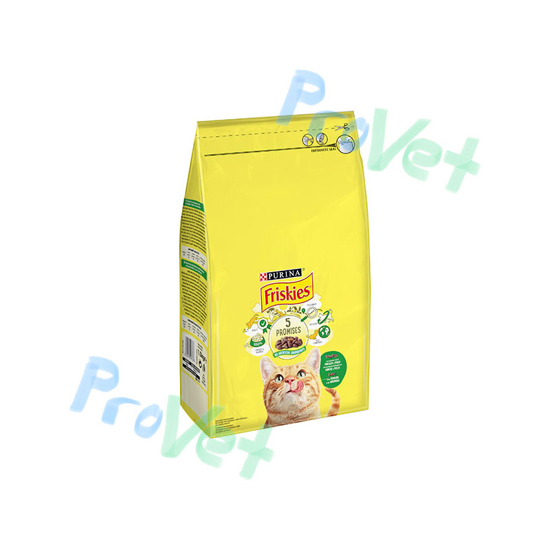 FRISKIES Gato Adulto Coelho, Frango e Legumes 4kg