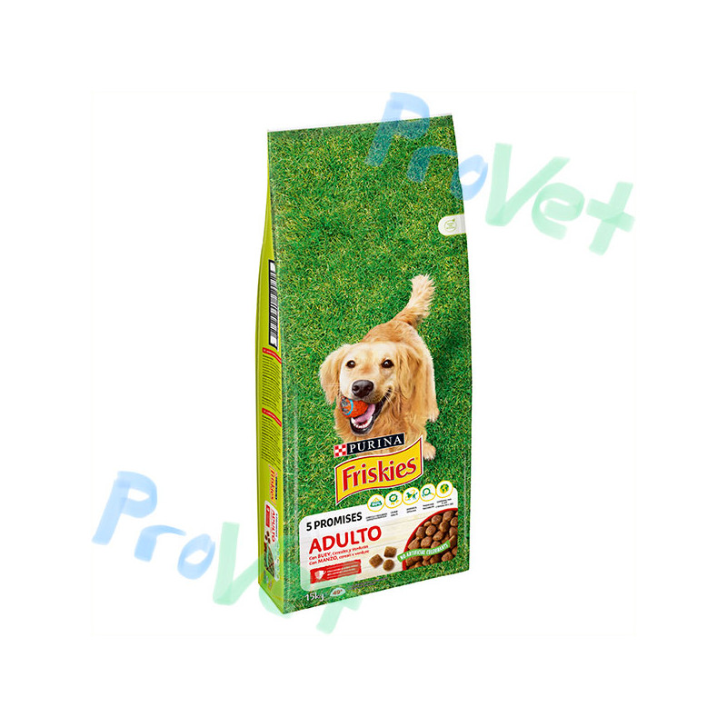 FRISKIES Dog Adulto Carnes 15kg