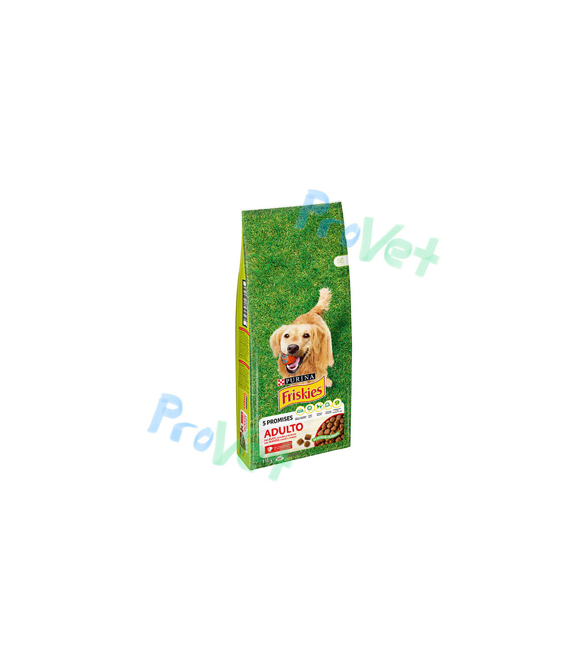 FRISKIES Dog Adulto Carnes 15kg