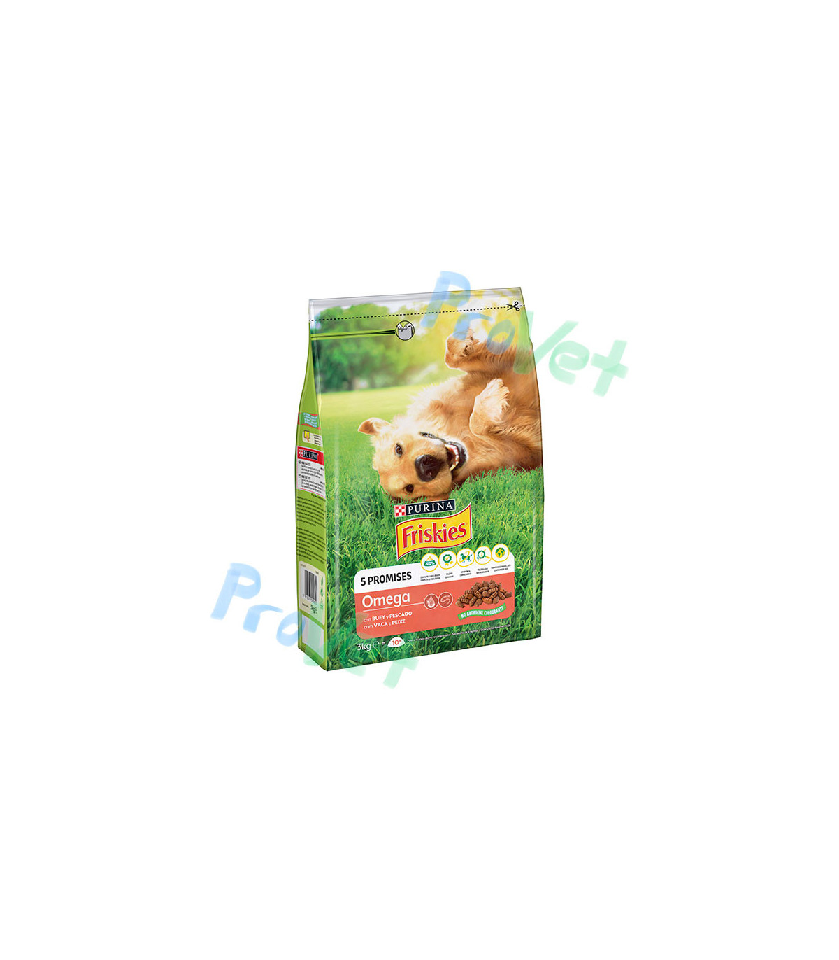 FRISKIES Dog Omega (Buey y Pescado) 3kg