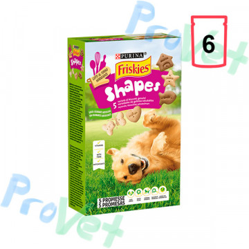 Biscoitos FRISKIES SHAPES 6x800g