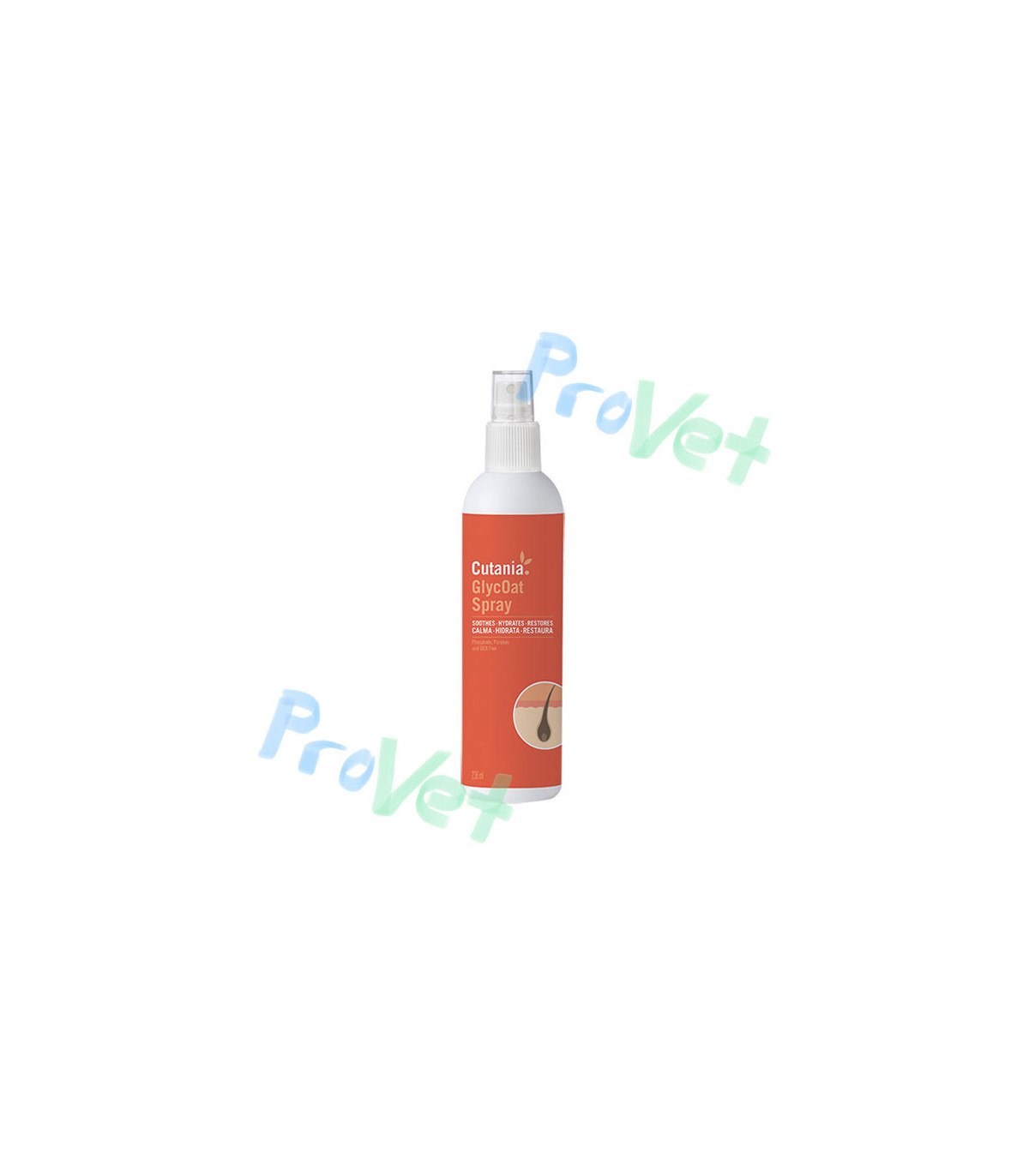 CUTANIA GlycOat Spray 236 ml - con Spray Aplicador