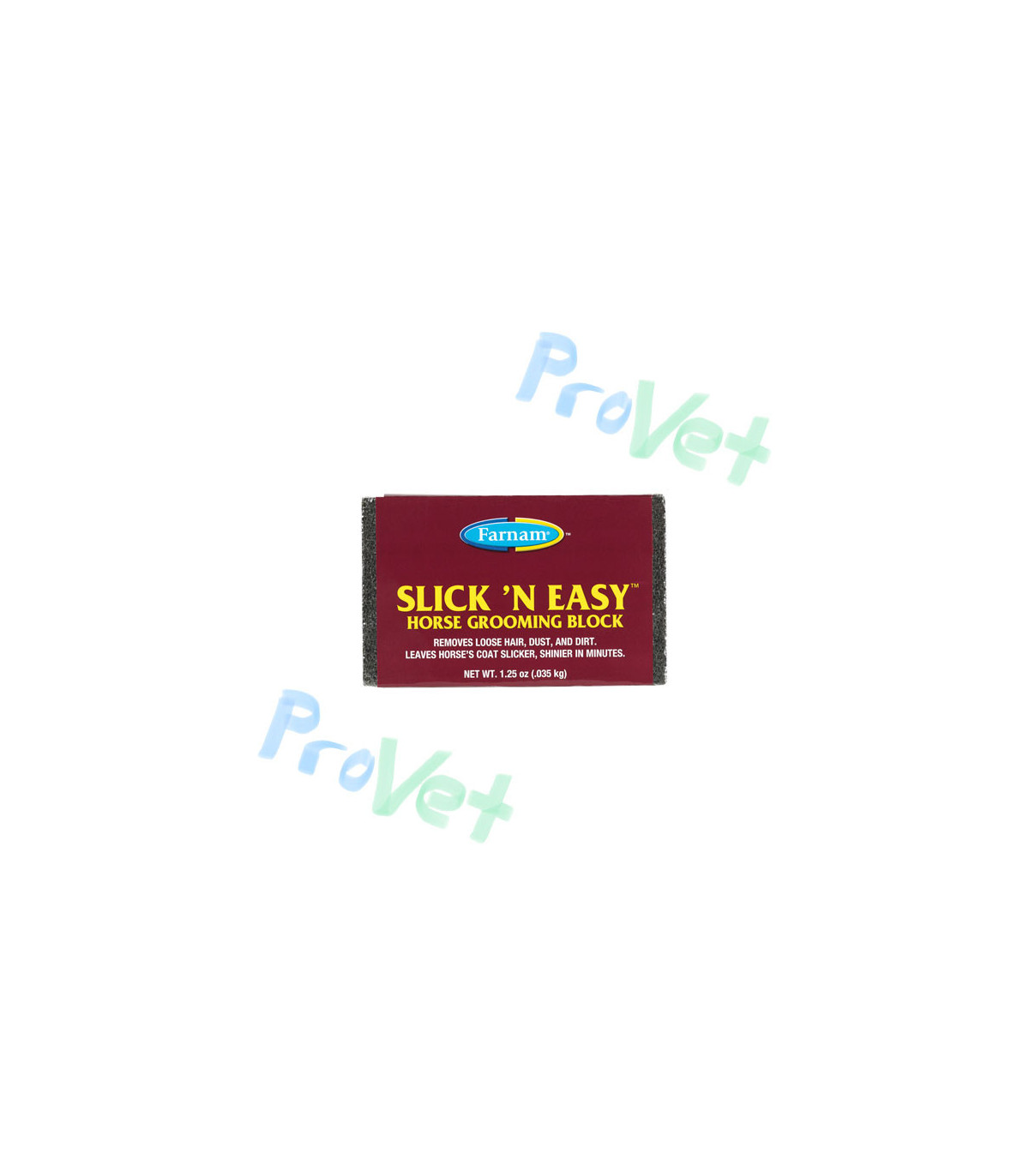 Slick 'N Easy 1 Ud. Cepillo – Lija para aseo equino