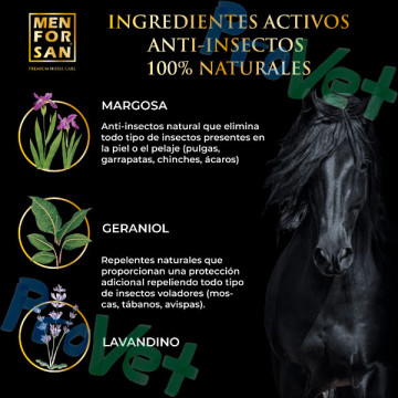 CHAMPU REPELENTE CON CITRONELA PARA CABALLOS 1L