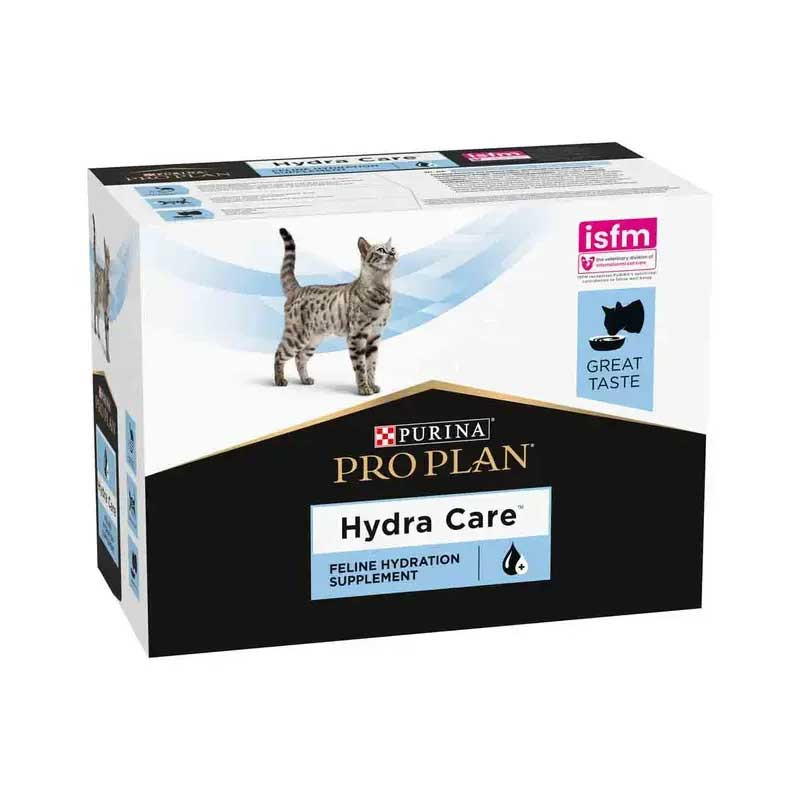 Pro Plan Veterinary Diets Hydra Care suplemento hidratación para gatos (10x85g)