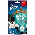 Felix Party Mix Ocean – Snacks para gatos com sabor de salmão e Trucha 8x60g