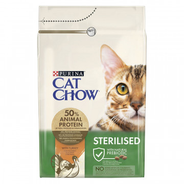 Purina CAT CHOW Esterilizado Pavo 3kg