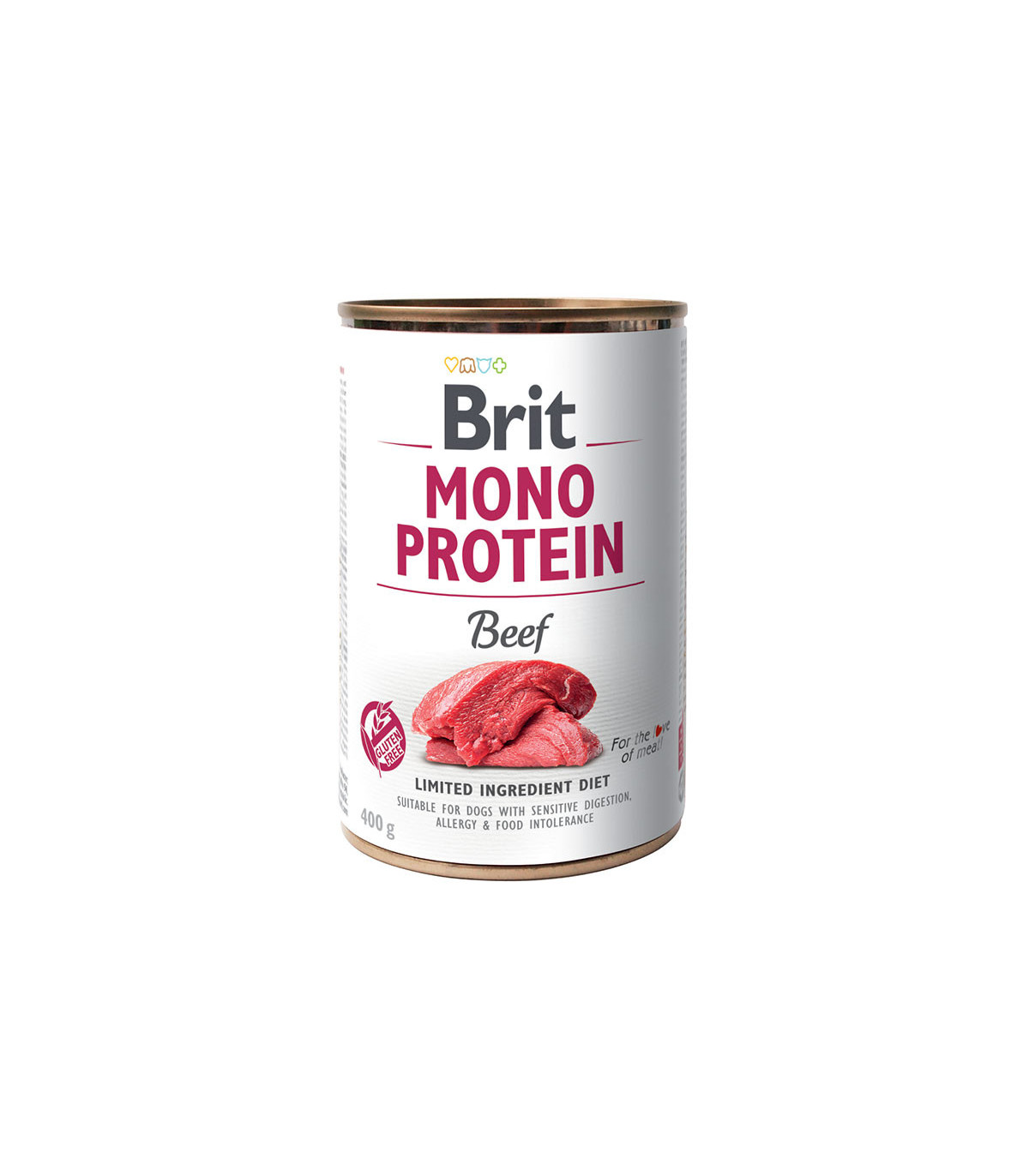 Brit Care Wet Mono Protein Beef – Comida Húmeda para Perros 6x400g