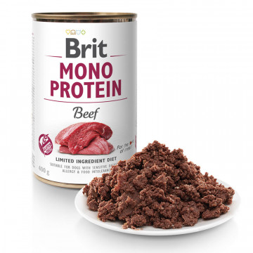 Brit Care Wet Mono Protein Beef – Comida Húmeda para Perros 6x400g