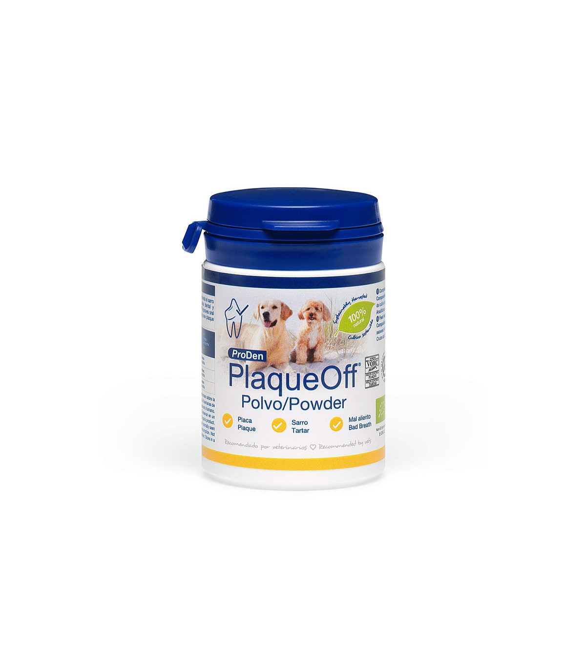 180gr Polvo Off Plate – Cuidado dental para cães e gatos