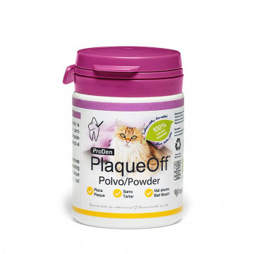 Plaque Off Polvo para Gatos 40g – Higiene Dental Eficaz