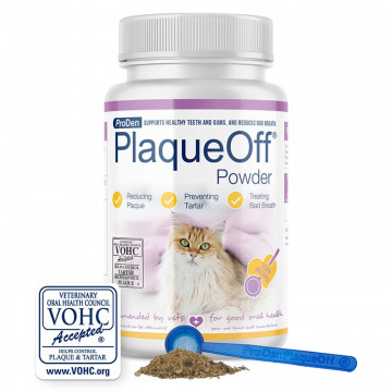 Plaque Off Polvo para Gatos 40g – Higiene Dental Eficaz