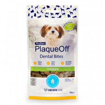 Plaque Off Dental Croqueta Perro 60g – Snack Saludable y Efectivo para la Higiene Bucal