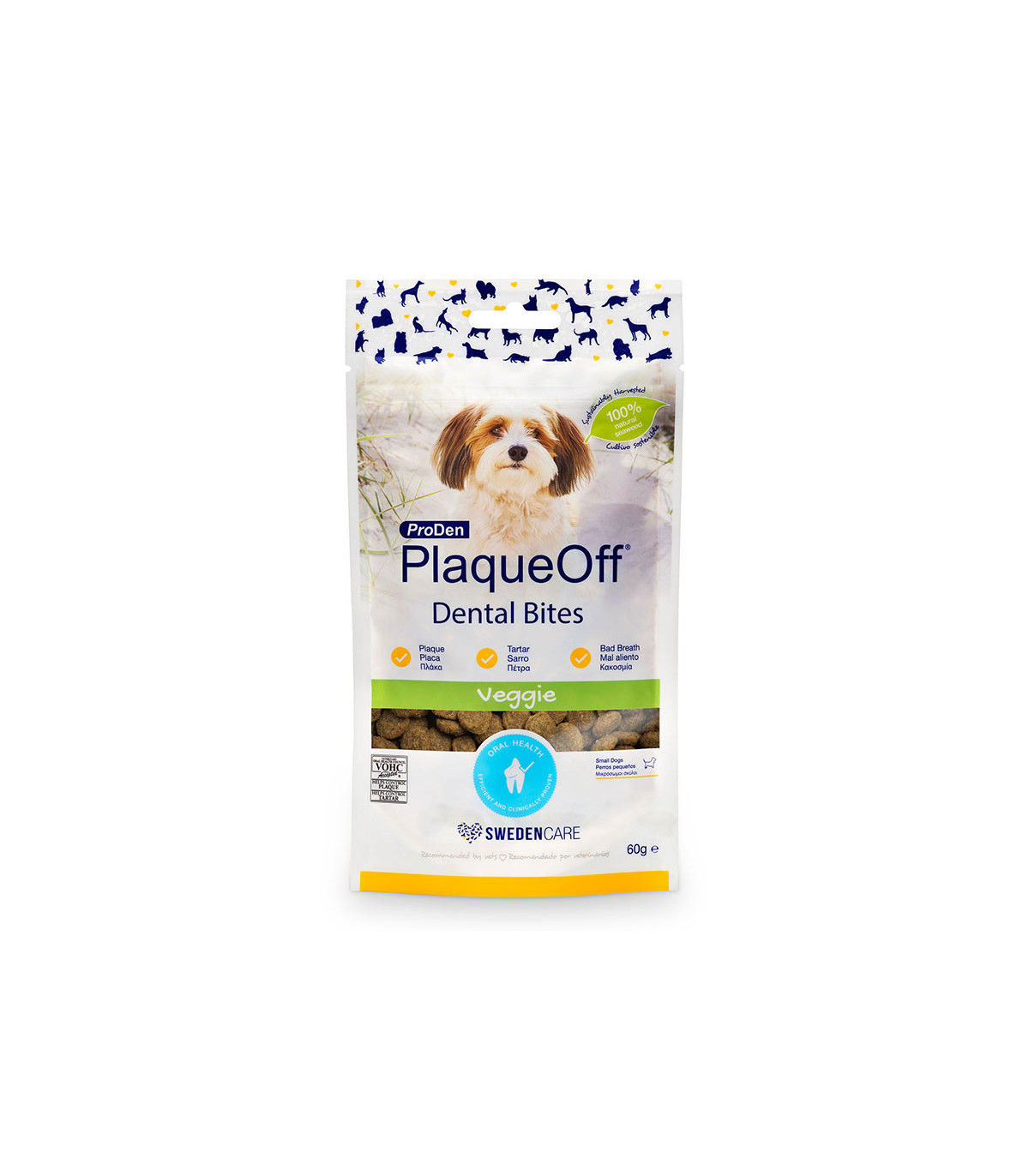 Off Dental Plate Dog 60g – Snack Saudável e Eficaz para Higiene Bucal
