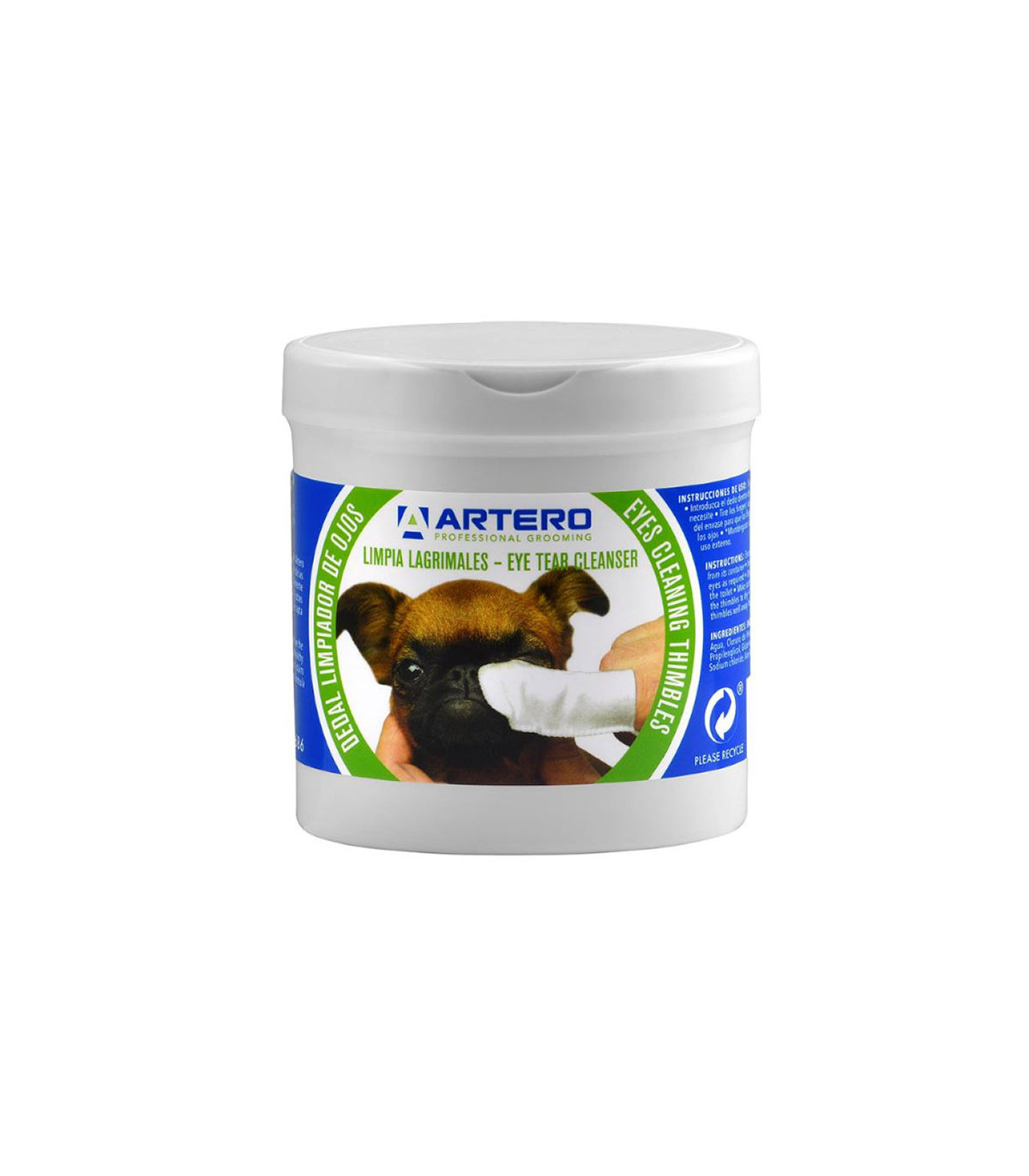 Artero Finger Cots Dips Limpadores Oculares para Cães e Gatos