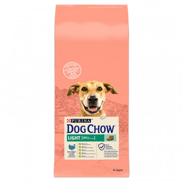 Dog Chow Light Pavo 14kg - Pienso para control de peso en Perros