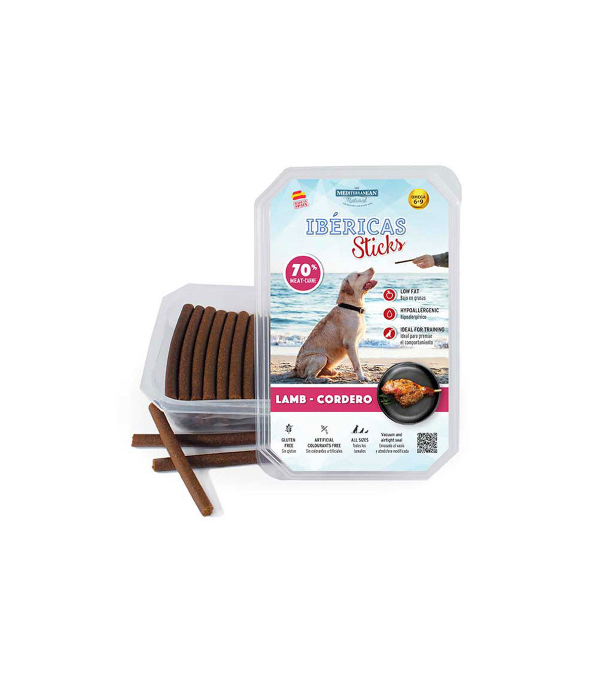 Snacks Ibéricas Sticks Lamb (70u) 800gr - Mediterrâneo Natural