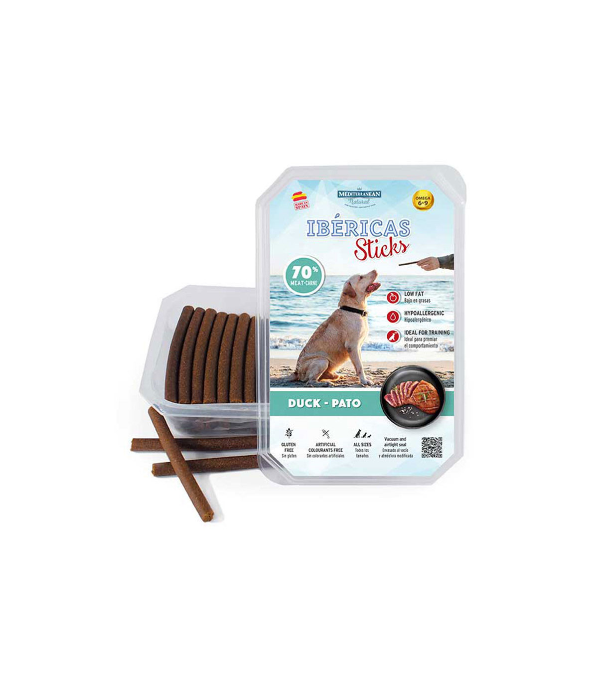 Snacks Dogs Ibericas Sticks Pato Δ 800gr Δ Natural Δ Sabor Exótico