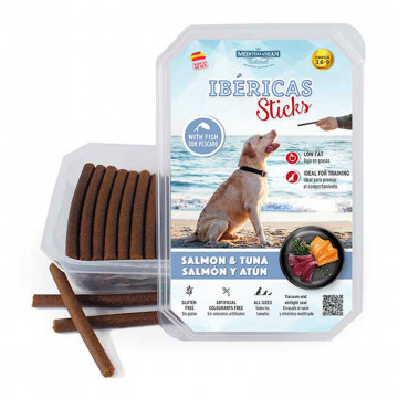 Snacks Ibéricas Sticks Salmón (70u) 800gr - Mediterranean Natural