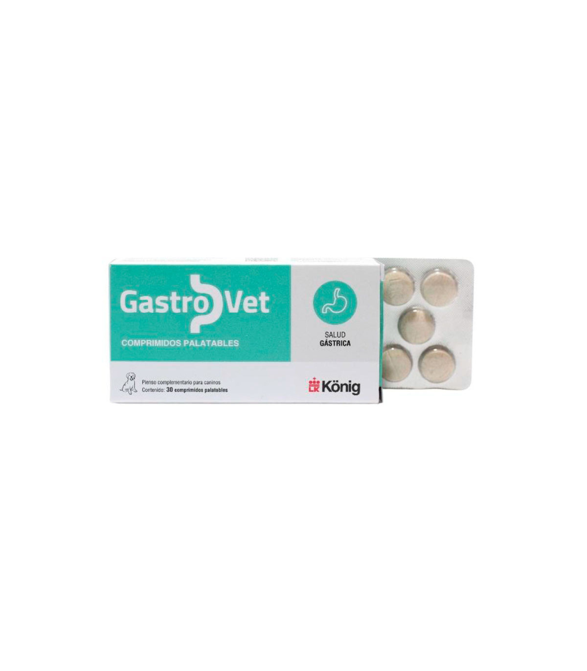 Gastrovet Gástric Protector (30 comprimidos) - König