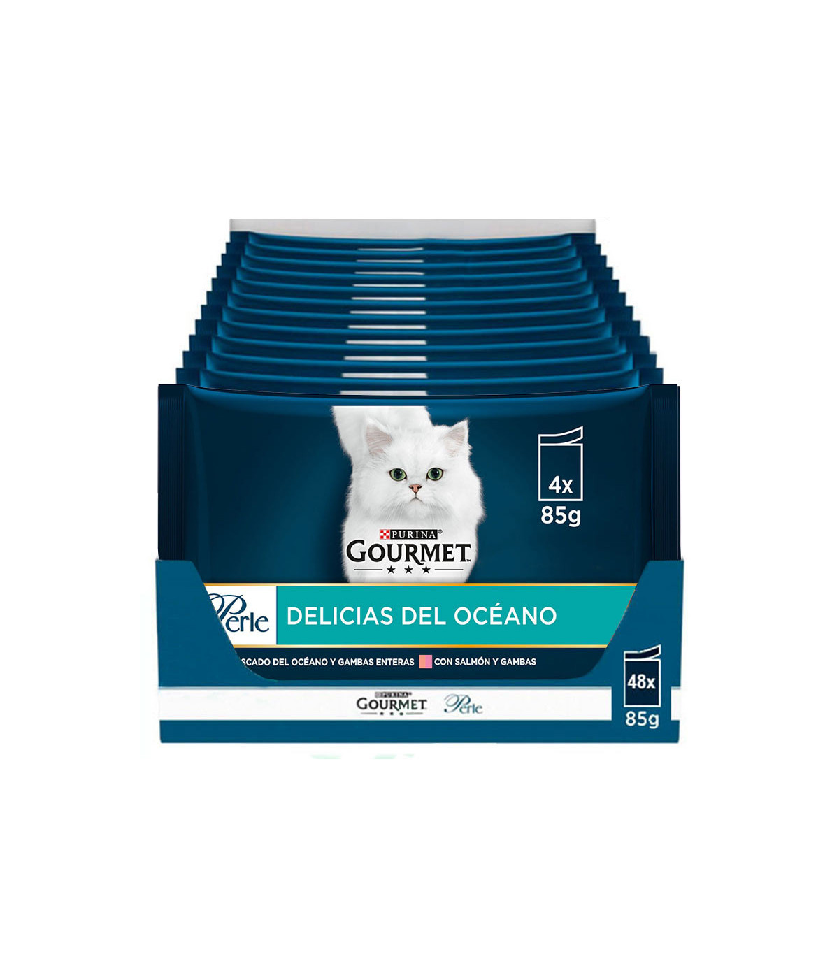 Gourmet Perle Delicias del Océano - Pack Surtido 12x(4x85g)