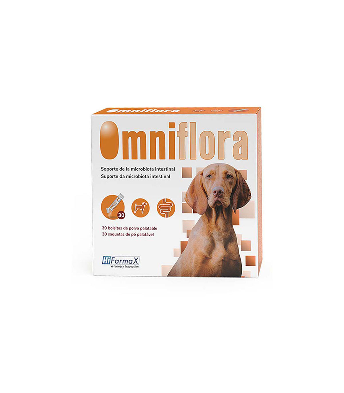 OMNIFLORA Sobres 30x2g - Simbiótico para Perros (Equilibrio Intestinal)