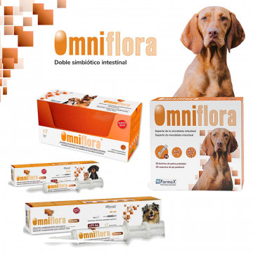 OMNIFLORA Sobres 30x2g - Simbiótico para Perros (Equilibrio Intestinal)