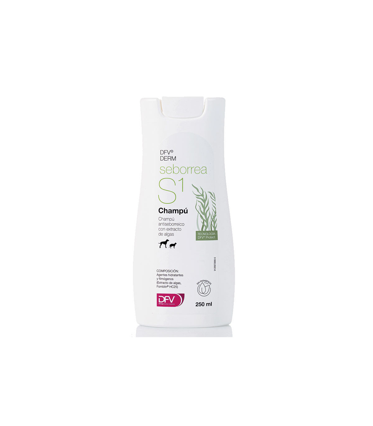 DFV DERM Seborréia S1 Shampoo 250ml - Cães e Gatos (Anti-seborreico)