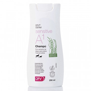 DFV DERM Sensitive A1 Champú 250ml - Perros y Gatos (Pieles Hipersensibles)