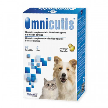 OMNICUTIS Dermoprotección Amplio Espectro 30 cáps - Perros y Gatos