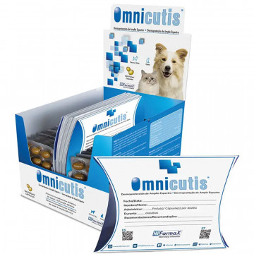 OMNICUTIS Dermoprotección Amplio Espectro 600 cáps - Perros y Gatos