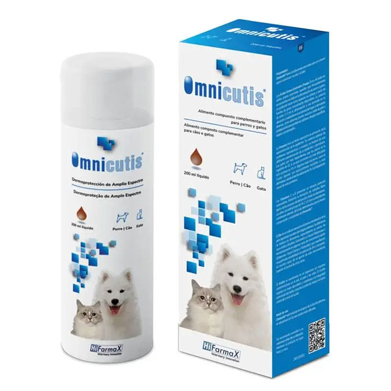 OMNICUTIS Dermoprotección Amplio Espectro líquido 200ml - Perros y Gatos