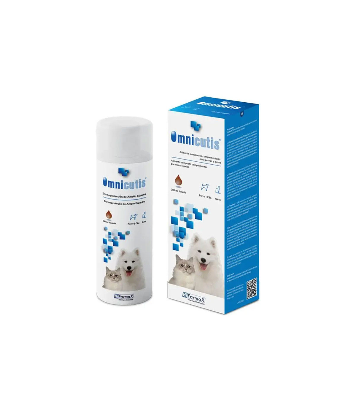 OMNICUTIS Dermoprotection Espécime de fluido largo 200ml - Cães e Gatos