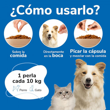 OMNICUTIS Dermoprotección Amplio Espectro 150 cáps - Perros y Gatos