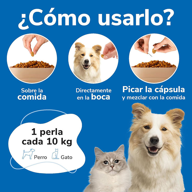 OMNICUTIS Dermoprotección Amplio Espectro 150 cáps - Perros y Gatos