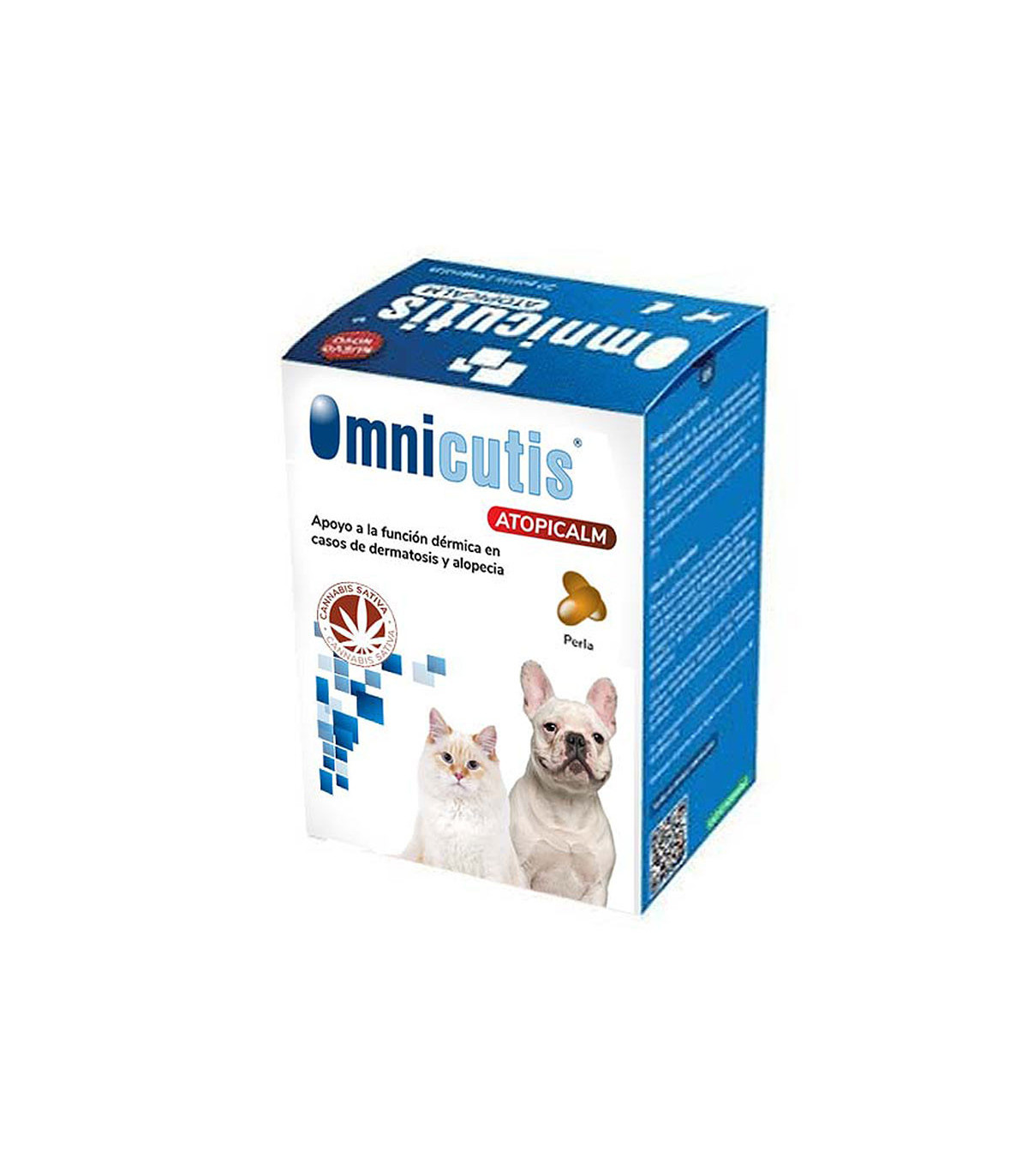 OMNICUTIS ATOPICALS Dermoprotection Premium 30 caps - Cães e gatos (com óleo de cânhamo)