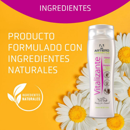 Artero Vitalizing shampoo 250ml - Cães Cabelo duro/Volume e pés sensatos