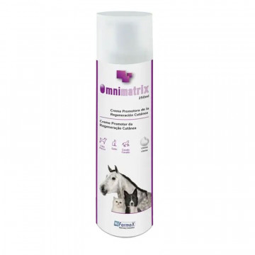 OMNIMATRIX Cicatrización Rápida 250ml - Crema para Heridas (Perros, Gatos, Caballos)