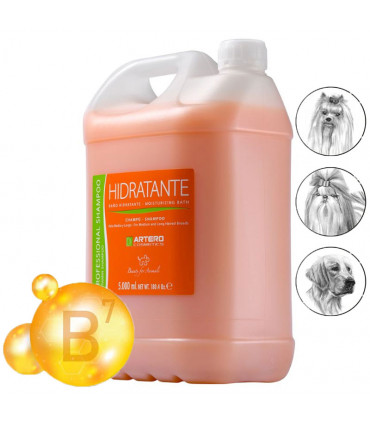 Artetero Champú Hidratante 5L - Mejora la Salud y Brillantez de Tu Mascota