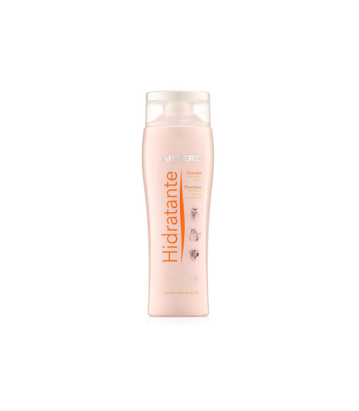 ARTERO Shampoo de secagem 250ml Δ Pelo Largo/Seco