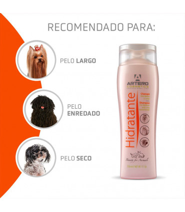 ARTERO CHAMPU HIDRATANTE 250ML: El Mejor Amigo para la Salud y Brillantez de Tu Mascota