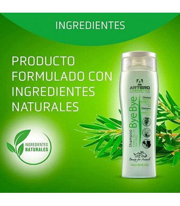 ARTERO CHAMPU BYE BYE 250ML: El Champú Natural para Mascotas con Cuidado Extra