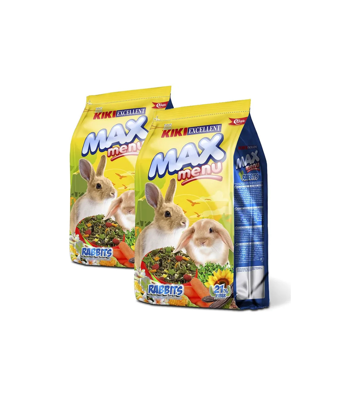 MAX MENU CONEJOS ENANOS 1KG [Pack 2ud]
