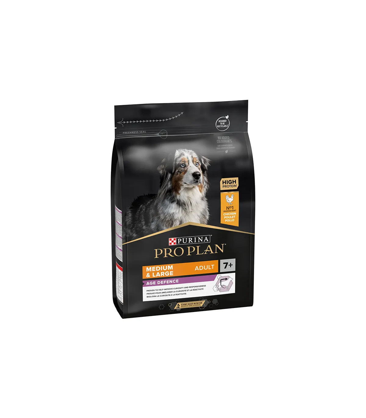 Pro Plan Medium Large 7+ Age Defence Pollo 3kg | Pienso Senior Perro