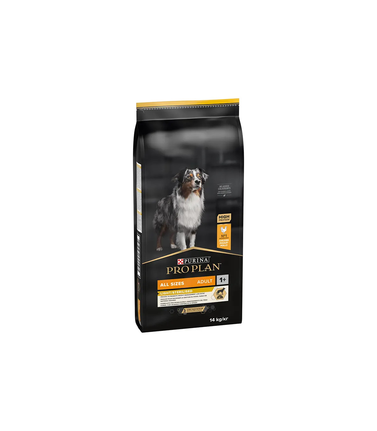 Pro Plan All Sizes Light Sterilised Pollo 14kg | Control Peso Ahorro