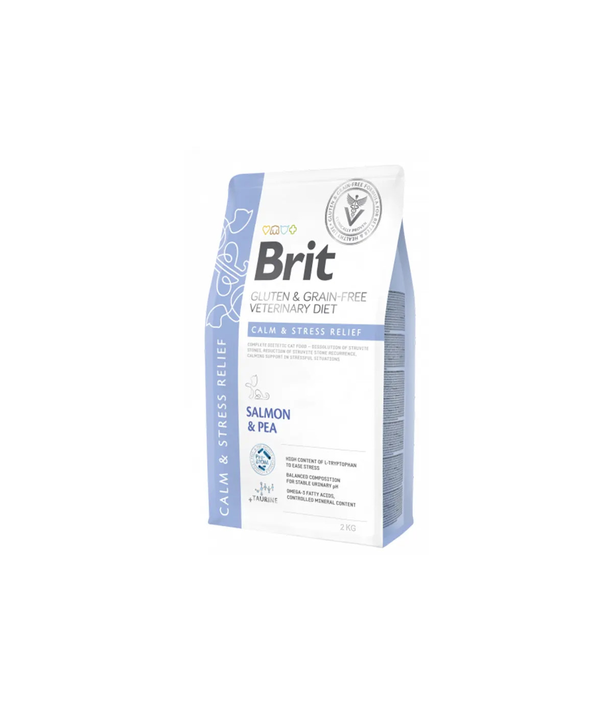 Brit VD Cat Calm & Stress Relief 2kg | Gato Estrés Urinario Estruvita
